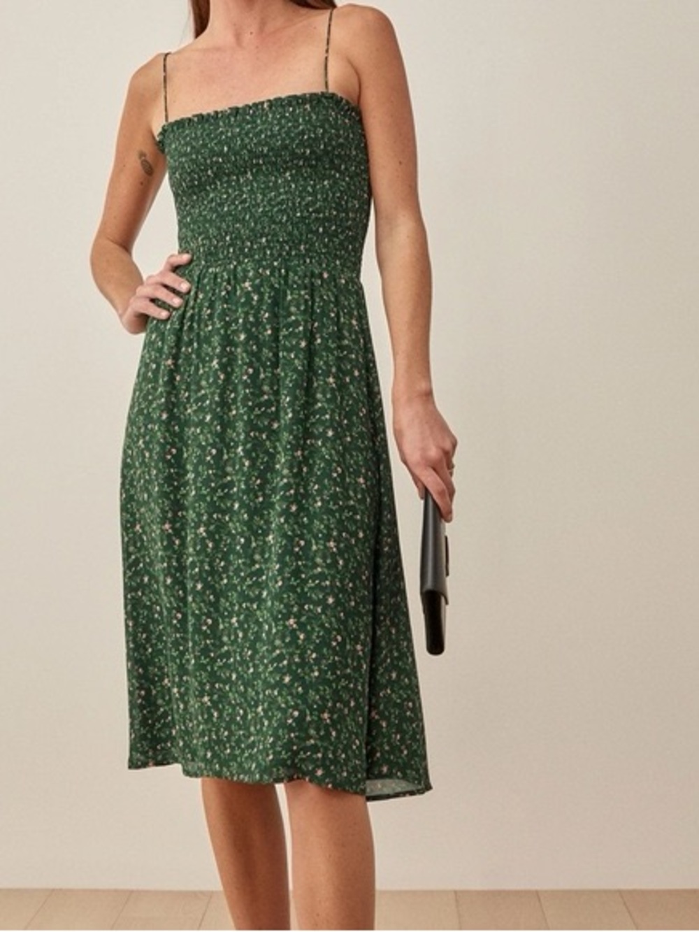 Reformation Floral Madi dress green - Picture 2 of 5